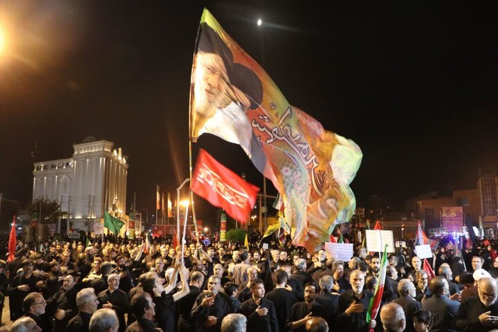 تصاویر/ اجتماع خوان‌خواهی مردم قرچک در شب تاسوعا