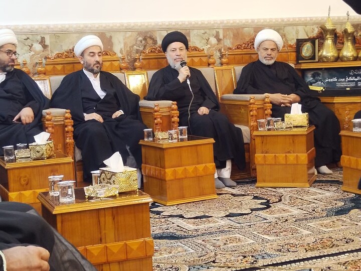 تصاویر/ فضای معنوی عزاداری محرم حسینی در بصره عراق
