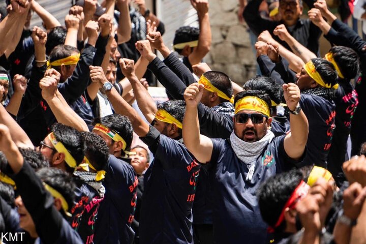 تصاویر/ مراسم باشکوه «روز جوان» به یاد حضرت علی‌اکبر(ع) در کارگل لداخ