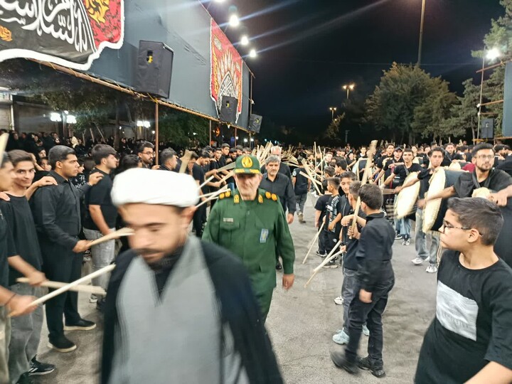 تصاویر/ مراسم شاه حسین گویان هیئت انتظاریون خسروشاه