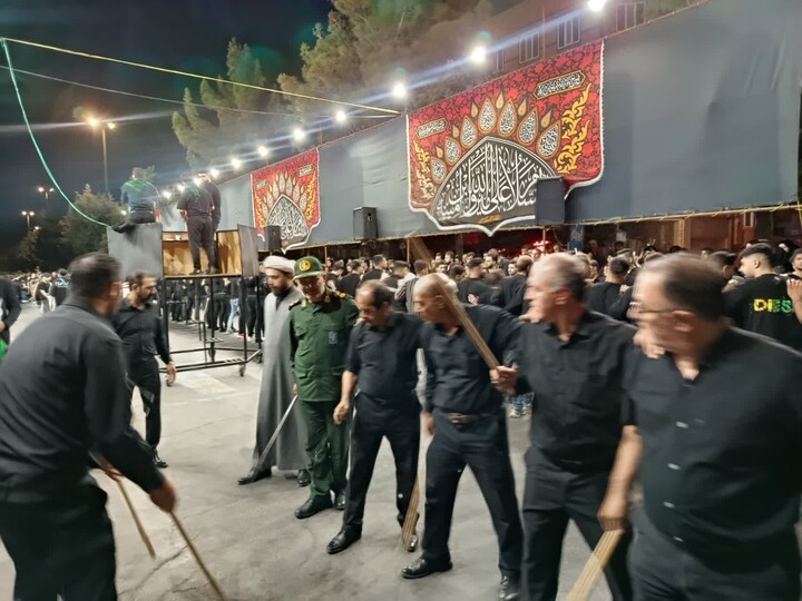 تصاویر/ مراسم شاه حسین گویان هیئت انتظاریون خسروشاه