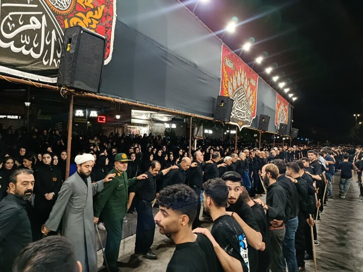 تصاویر/ مراسم شاه حسین گویان هیئت انتظاریون خسروشاه