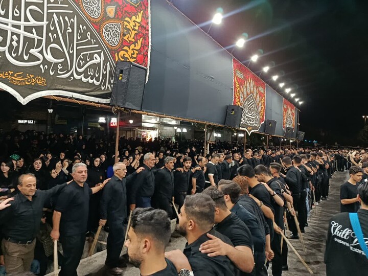تصاویر/ مراسم شاه حسین گویان هیئت انتظاریون خسروشاه