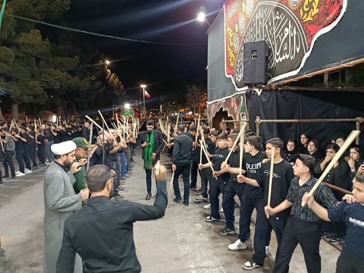 تصاویر/ مراسم شاه حسین گویان هیئت انتظاریون خسروشاه