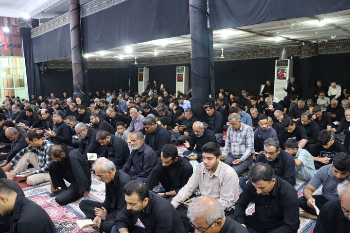 تصاویر/ قرائت زیارت حضرت عباس(ع) در دیّر