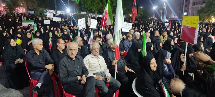 تصاویر/ اجتماع خیابانی مردم بوشهر