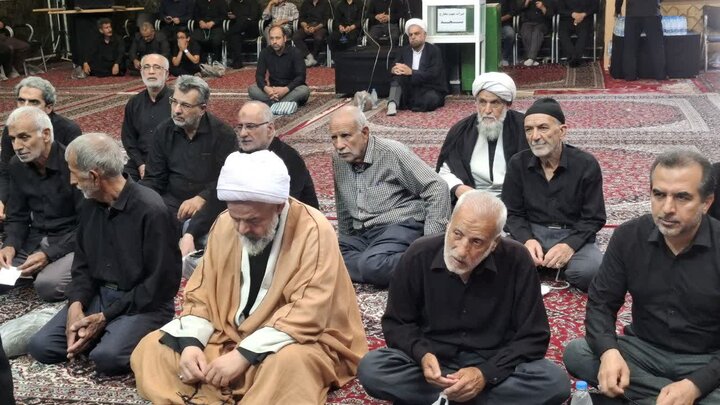 تصاویر/ مراسم عزاداری تاسوعای حسینی در مسجد صادقیه کاشان