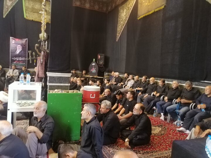 تصاویر/ مراسم عزاداری تاسوعای حسینی در مسجد صادقیه کاشان