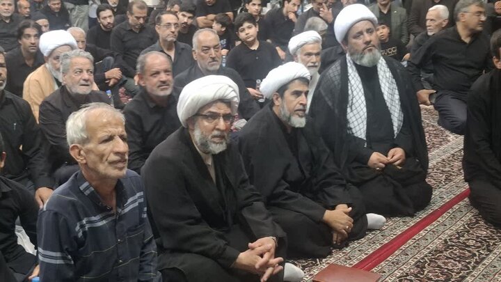 تصاویر/ مراسم عزاداری تاسوعای حسینی در مسجد صادقیه کاشان