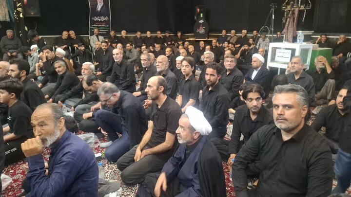تصاویر/ مراسم عزاداری تاسوعای حسینی در مسجد صادقیه کاشان