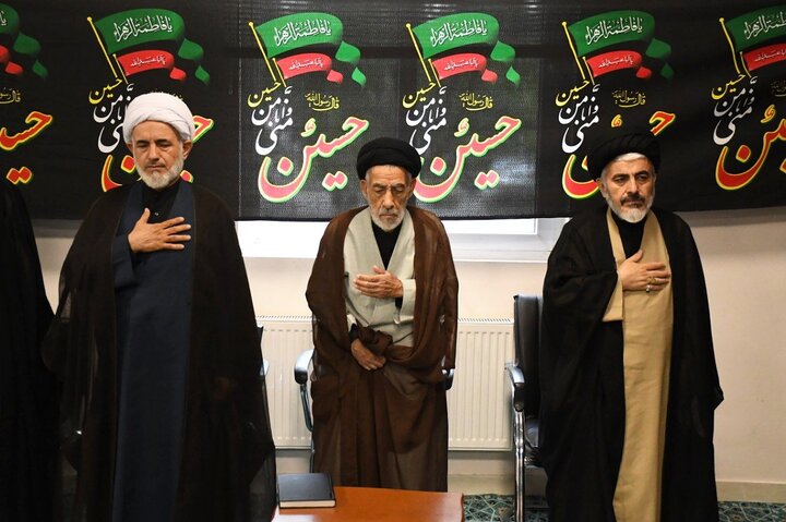 تصاویر/ مراسم سوگواری تاسوعای حسینی در دفتر امام جمعه ارومیه