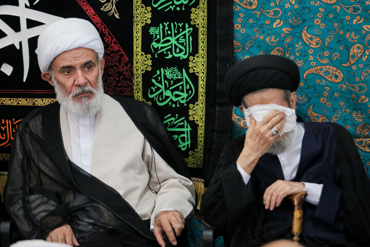 تصاویر/ مراسم عزاداری روز تاسوعا دفتر مقام معظم رهبری در قم