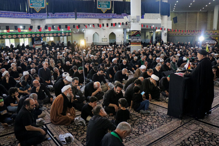 تصاویر/ مراسم عزاداری روز تاسوعا دفتر مقام معظم رهبری در قم