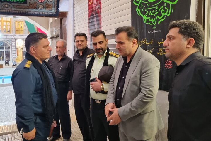 تصاویر/ مراسم عزاداری تاسوعای حسینی در بازار کاشان