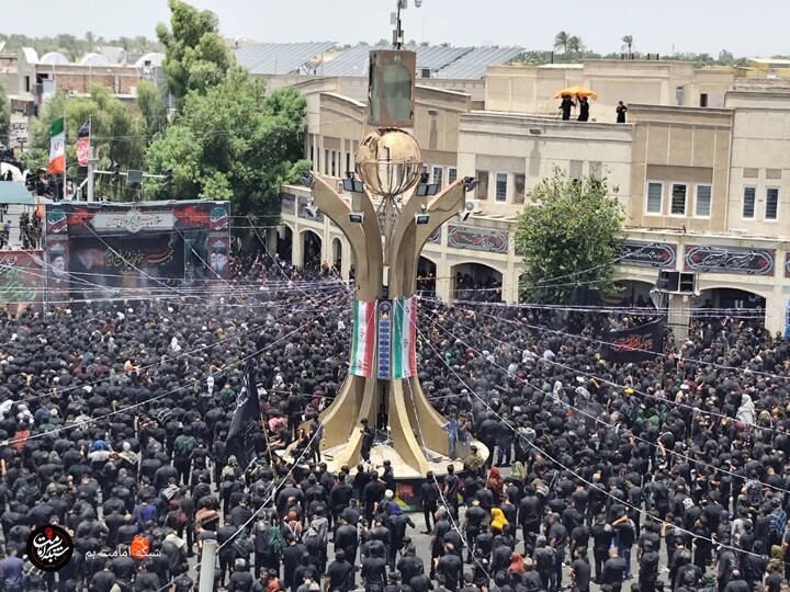 تصاویر/ مراسم عزاداری تاسوعای حسینی در شهر بم