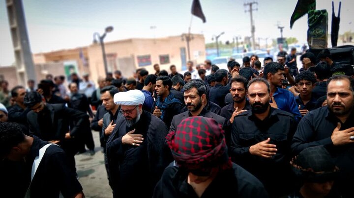 تصاویر/ مراسم عزاداری روز تاسوعای حسینی در شهر فهرج