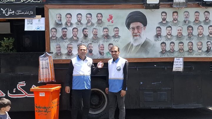 تصاویر/ مراسم عزاداری اربعین حسینی با حضورهیئات مذهبی درخیابان ها ومیادین کاشان