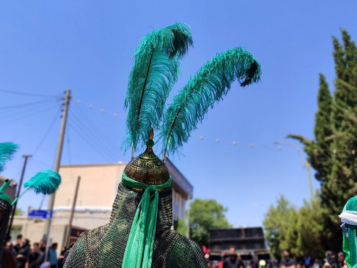تصاویر/ مراسم عزاداری تاسوعای حسینی در شهر بافت