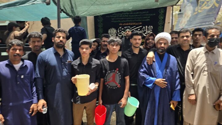 تصاویر/ مراسم عزاداری تاسوعای حسینی در ریگان
