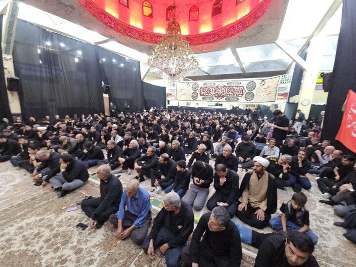 تصاویر/مراسم عزاداری دهه اول محرم در حسینیه مقدسه سنندج