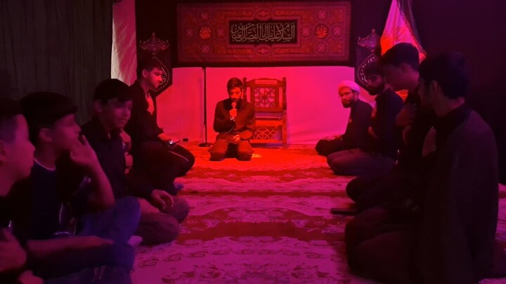 تصاویر / مراسم عزاداری در مدرسه علمیه صاحب الزمان(عج) اسدآباد