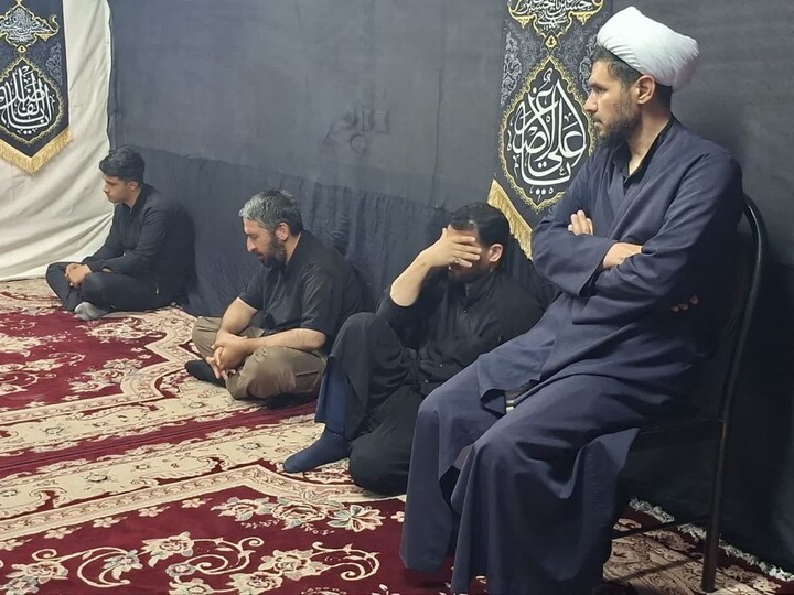 تصاویر / مراسم عزاداری در مدرسه علمیه صاحب الزمان(عج) اسدآباد