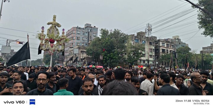 হুসাইনির চেতনা ও আবেগ; কলকাতা, পশ্চিমবঙ্গ, ভারতে জমকালো শোকযাত্রা ও শোকানুষ্ঠান/ছবি