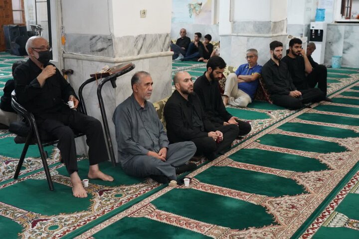 تصاویر/ مجلس عزاداری مسجد امام حسن مجتبی(ع) بوشهر