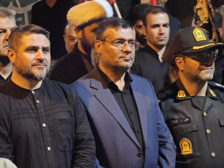 تصاویر/ اجتماع عزاداری حسینی در شهرستان بوئین زهرا