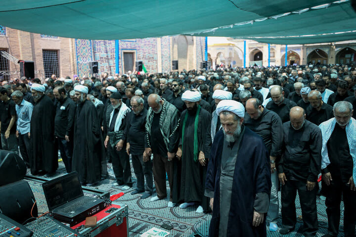 تصاویر/ مراسم عزاداری تاسوعای حسینی در امامزاده حسین (علیه السلام)