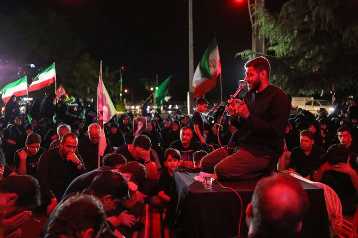 تصاویر/ مراسم عزاداری جوانان غدیری باحضور نماینده ولی فقیه در استان قزوین