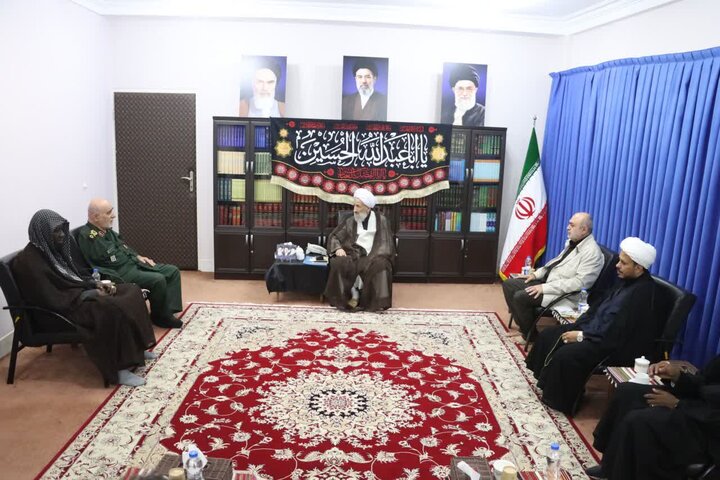 تصاویر/ دیدار مشاور فرمانده کل سپاه با نماینده ولی فقیه در مازندران