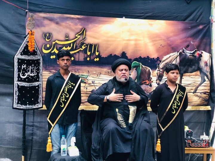 تصاویر/ مراسم عزاداری هشتم محرم به یاد حضرت ابوالفضل العباس(ع) در چیتاگونگ بنگلادش