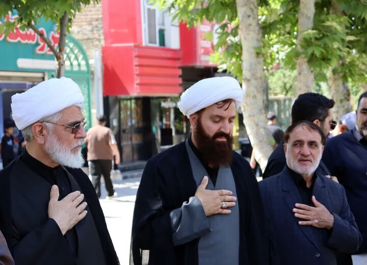 تصاویر/گسترده هیئات مذهبی کامیاران در آیین تاسوعای حسینی
