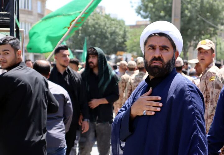 تصاویر/گسترده هیئات مذهبی کامیاران در آیین تاسوعای حسینی