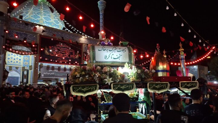 تصاویر | شب تاسوعا متفاوت در امامزاده شاه سید علی(ع)قم