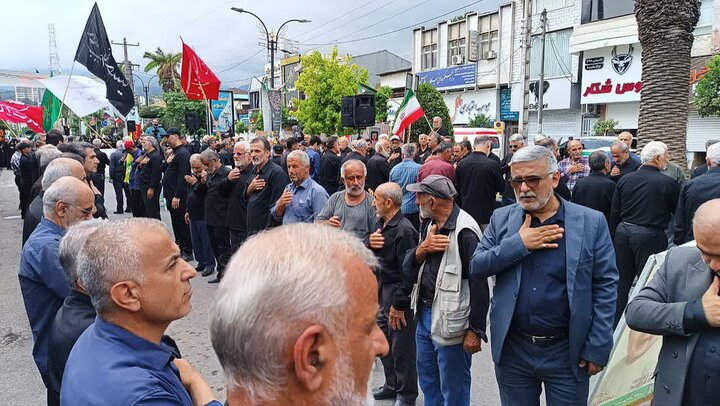 تصاویر/ تاسوعای حسینی در چالوس