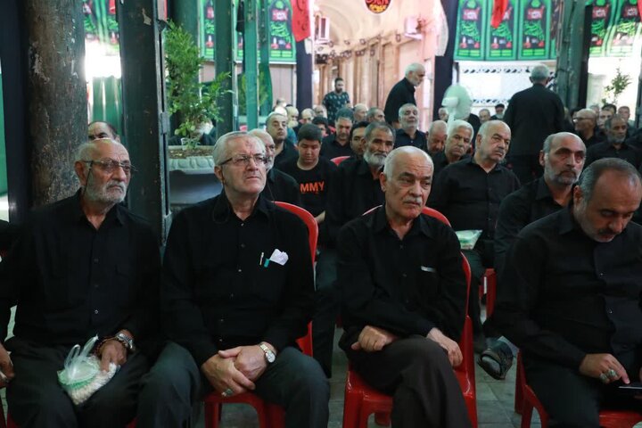 تصاویر/ مراسم عزاداری روز تاسوعا در تکیه پهنه بازار سمنان