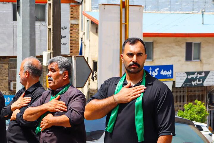تصاویر/ تاسوعای حسینی در  هیئت ابوالفضل العباس(ع) ملرد