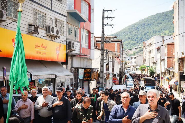 تصاویر/ تاسوعای حسینی در  هیئت ابوالفضل العباس(ع) ملرد
