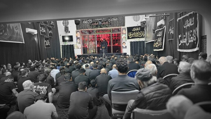 تصاویر/ برگزاری مراسم عزاداری و مجلس عزا در اداره جعفریه لندن