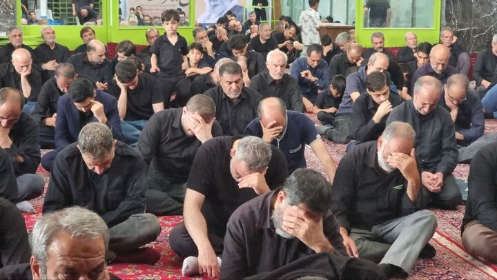 تصاویر/ عزاداری تاسوعای حسینی در مسجد جامع دماوند