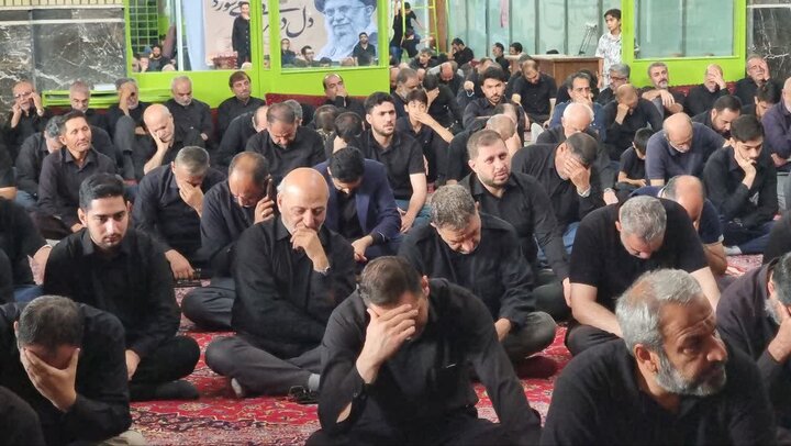 تصاویر/ عزاداری تاسوعای حسینی در مسجد جامع دماوند