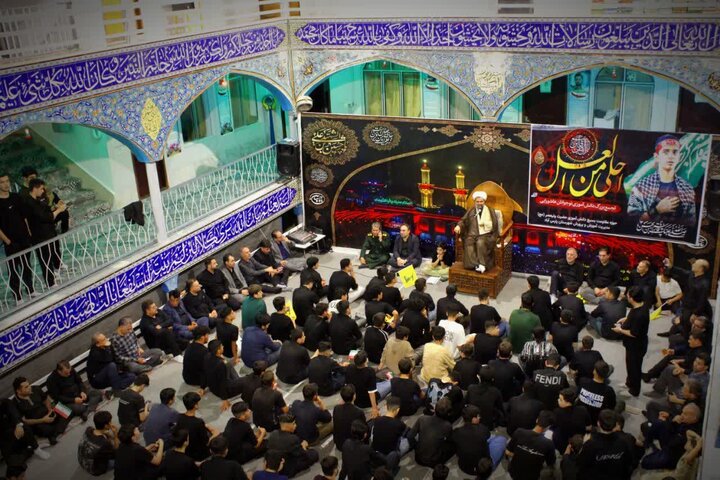 تصاویر/ مراسم سوگواری احلی من العسل در مدرسه علمیه امام محمد باقر(ع) پارس آباد