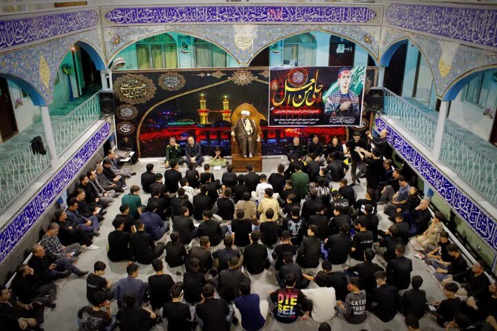 تصاویر/ مراسم سوگواری احلی من العسل در مدرسه علمیه امام محمد باقر(ع) پارس آباد