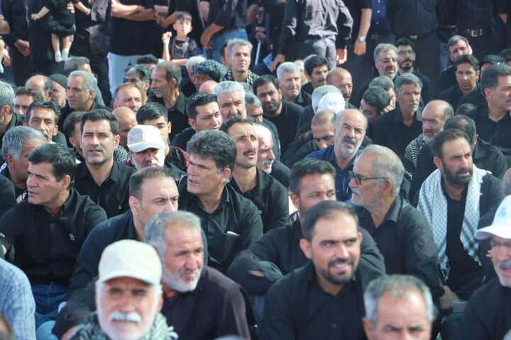 تصاویر/آیین نخل گردانی از شهرستان کارچان تا امامزاده مرضیه خاتون(س)