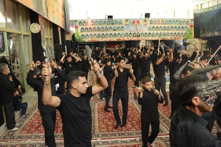 تصاویر/ مراسم عزاداری تاسوعای حسینی در خانوک