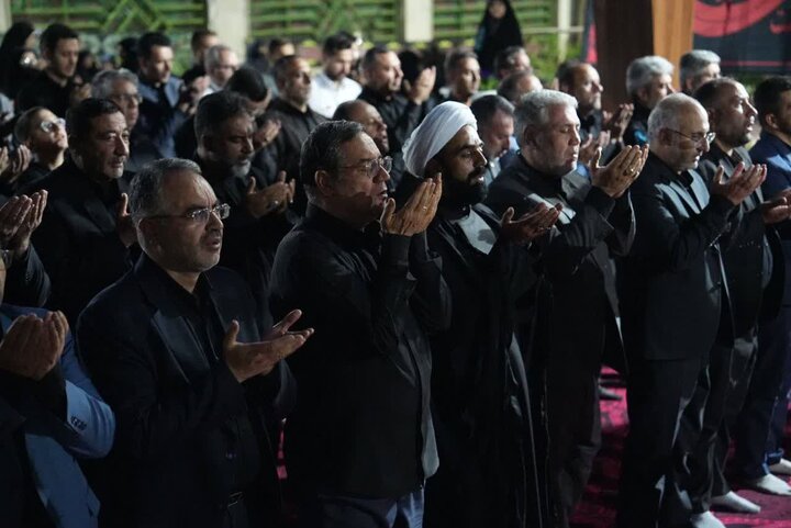 تصاویر/ آیین سوگواری حضرت اباعبدالله الحسین (ع) در فرمانداری ارومیه