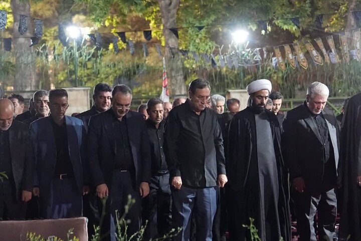 تصاویر/ آیین سوگواری حضرت اباعبدالله الحسین (ع) در فرمانداری ارومیه