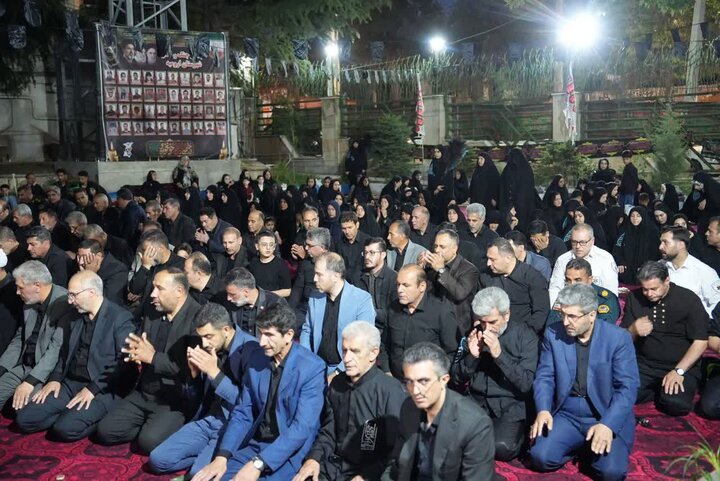 تصاویر/ آیین سوگواری حضرت اباعبدالله الحسین (ع) در فرمانداری ارومیه
